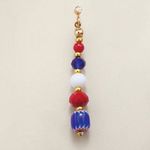 Avon Liberty Linear Pierced Earrings Red Photo 2