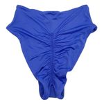 NWT Toluca Swim Gia Ruched Maxi Bikini Bottom in Hydra Royal Blue Size Small NEW Photo 1