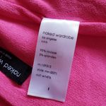 Naked Wardrobe Shaping Low Back Pink Women's Jumpsuit Romper Raspberry Hot Pink Photo 3