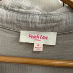 Peach Love California  Tan Casual Button Down Shirt Photo 1