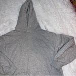 Aerie  Gray Graphic Hoodie Sweatshirt “Be The Real You” Size Medium Photo 2