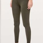 Lululemon  Wunder Under Super High Rise Tights Legging 28” Dark Olive Size 2 Photo 0