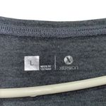 Xersion Tank Top Sleeveless Tie Gray Athleisure Activewear Tough Girl L Photo 4