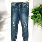 Pistola 🎄 Distressed Ankle Zip Skinny Jeans Photo 4