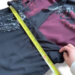 Kenneth Cole New York Black Maroon Burgundy Mini Sleeveless Dress Photo 5