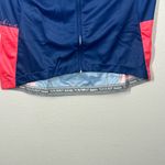 Santic Women's Size XLarge Cycling Jersey Full Zip Biking Shirt Rear Pockets Blue Photo 6