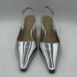 Sam Edelman Womens Bianka Soft Silver Patent Slingback Pump Sz 9 Photo 3