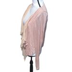 Anthropologie Aryn K asymmetrical layered Cardigan Sweater Wool Cotton Photo 3