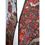 Badgley Mischka AMERICAN GLAMOUR  Women’s Paisley Cardigan LARGE Photo 2