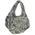 Disney Women's Silver Mickey Sequin Purse Photo 0