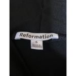 Reformation Ezlynn Black Off The Shoulder Knit Twist Front Blouse Crop Top Sz S Photo 3