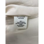 Skies Are Blue by Avara Gold Metallic Blouse Sleeve Keyhole Neckline Sz M Photo 5