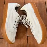 Nobull Canvas Trainer Women's Size 7.5 Workout Gym Shoes Ivory Gum Tan Photo 1