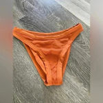 l*space NWOT  Ribbed Knit Foley Bikini Bottom Bitsy in Amber Brown - Size M Photo 1