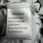 Tail Womens Golf Polo Top Size M Bamboo Stripe Black White Quarter Zip Stretch Size M Photo 10