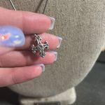 Brighton  Divina Small Cross Necklace Clear Crystal Reversible Retired 18" Photo 1