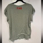 PINK - Victoria's Secret Grey Nebraska sparkle letters VS Pink campus shirt Photo 2