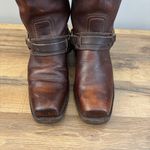 Frye 12R Harness Square Toe Moto Boots 77250 Made In USA Women’s 8.5 M Photo 2