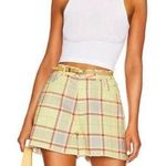 We Wore What  Boyfriend Shorts in plaid NWT Photo 0
