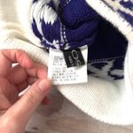 Ossi Ski Wear Pom Pom Beanie Purple White Knit Winter Hat Poms Floral Pink Photo 2