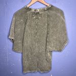 Pilcro Anthropologie  Dolmon Short Sleeve Thermo Waffer (XS) Photo 2