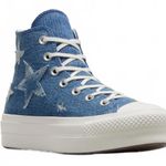 Converse Chuck Taylor All Star Lift Denim High Top Sneaker Navy / Egret Photo 1