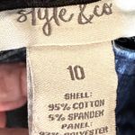Style & Co  High Rise Jeggings Med Blue size 10 Photo 10