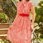 Modcloth Viral  Confetti Confection Fit and Flare Dress 4 NWT Photo 0
