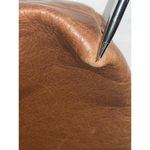 Madewell Transport Tote Brown Leather Monogram VH Medium Zip Pocket Handbag Photo 10