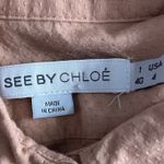 See By Chloe Woman Sleeveless Blouse Size 4 Preppy Ivy League Maximalist Waldorf Photo 6