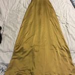 Show Me Your Mumu NWT  Jenn Maxi Dress True Gold xs Photo 2