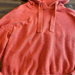 Madewell Clairview Hoodie Sweater Crop Sporty Short Textured Vintage Orange XXS Photo 7