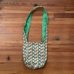 KAVU Canvas Tan Apple Print Shoulder Bag Tote 7x10x3 in Photo 2