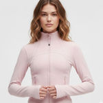 Lululemon  Define Cropped Jacket Full-Zip Athletic Yoga Nulu Pink Haze 2 Photo 0