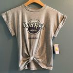 Hard Rock Cafe  Orlando Logo Front Knot Tie Tee Photo 0
