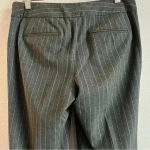 Banana Republic  Women’s Gray Wool Lined Stretch‎ Pinstripe Dress Trouser Pants 6 Photo 3
