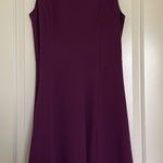 White House | Black Market NWOT  Fit and Flare Purple Jersey Knit Sleeveless S Photo 0