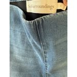 Soft Surroundings  Jeans Womens Large Blue Pull‎ On Skinny Stretch Denim Pants Photo 2