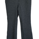 Vera Wang Simply Vera  Bootcut Pants Women's Size M Gray Textured Stretch Photo 0