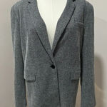 Vince Camuto  Herringbone Stretch Jersey Blazer Size 12‎ Photo 0