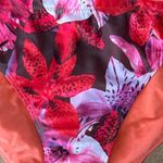NWT Leilani Cali Pant Floral tropical Bikini bottom quicksilver size 12 Orange Photo 8