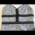 Jill Jill Stuart Blue Lace Crochet Elle Sleeveless Cocktail Midi Tea Dress Sz 4 Photo 5