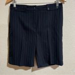 EP Pro black blue pinstripe golf shorts Size 8 Photo 0