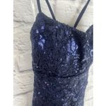 Emerald Sundae Juniors Sequined Lace Fit & Flare Glam Party Dress Small Photo 2