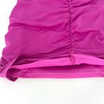 Just Quella Bodycon Mini Dress Spaghetti Straps Fuschia US 12-14 Photo 10