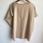 Cuyana  100% Baby Alpaca Oversized Boxy Short Sleeve Medium Weight Sweater Photo 2
