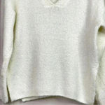 Urban Outfitters | UO Cream Rosie Cozy Oversized V-Neck Women's Size Small Photo 4