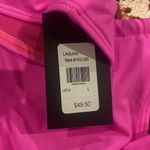 Frederick's of Hollywood  Laguna One Shoulder 2-Piece Bikini Set Hot Pink L NWT Photo 3