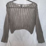 Princess Polly  Knit Top Long Sleeve Crocheted Photo 3