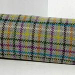 Coach Penelope Tattersall Colorful Plaid Wool Shoulder Bag Purse Photo 7